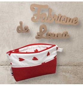 Trousse Coeur Rouge