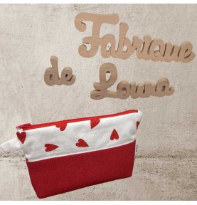 Trousse Coeur Rouge